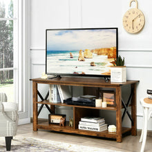 Load image into Gallery viewer, Gymax Modern Farmhouse TV Stand Entertainment Center for TV&#39;s up to 55&#39;&#39; wOpen Shelves
