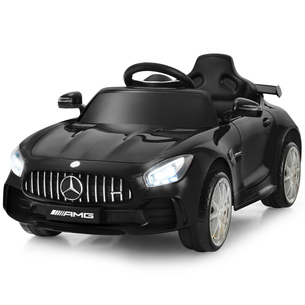 Gymax 12V Kids Ride On Car Licensed Mercedes Benz AMG GTR w/Remote Control & MP3