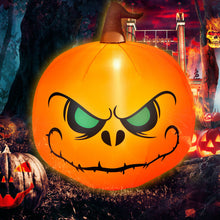 Load image into Gallery viewer, Gymax 4ft Inflatable Pumpkin Blow Up Halloween Decoration w/ Built-in LED Light
