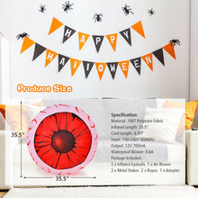 Load image into Gallery viewer, Gymax 2-Pack Inflatable Halloween Eyeballs 3ft Yard Decoration w/ Built-in LED Lights
