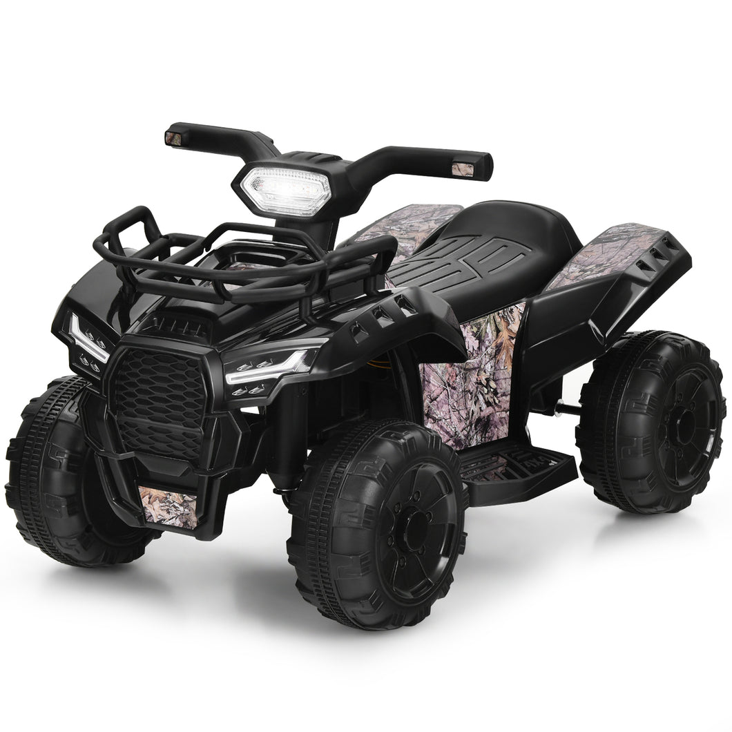 Gymax 6V 4 Wheels ATV Quad Ride On Car Kids Ride-On Toy w/ Music Horn LED Light
