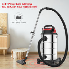 Load image into Gallery viewer, Gymax 3-in-1 Wet Dry Vacuum Cleaner 9 Gallon Upright Portable w/ Blower
