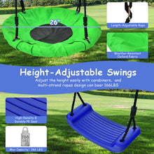 Load image into Gallery viewer, Gymax 5-In-1 Outdoor Kids Swing Set W/ Heavy Duty Swing Frame &amp; Ground Stakes Backyard
