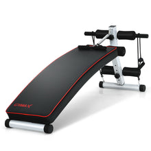 Load image into Gallery viewer, Gymax Multifunction Sit up Bench Folding Workout Gym Bench Full Body Strength Training
