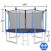 Load image into Gallery viewer, Gymax 8/10/12/14/15/16FT Jumping Exercise Recreational Bounce Trampoline W/Safety Net
