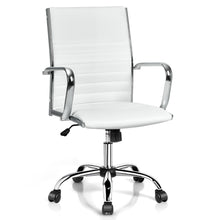 Load image into Gallery viewer, Gymax Set of 2 PU Leather Office Chair High Back Conference Task Chair Black
