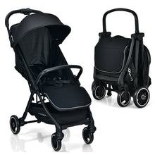 Load image into Gallery viewer, Gymax Portable Baby Stroller One-Hand Fold Pushchair W/ Aluminum Frame

