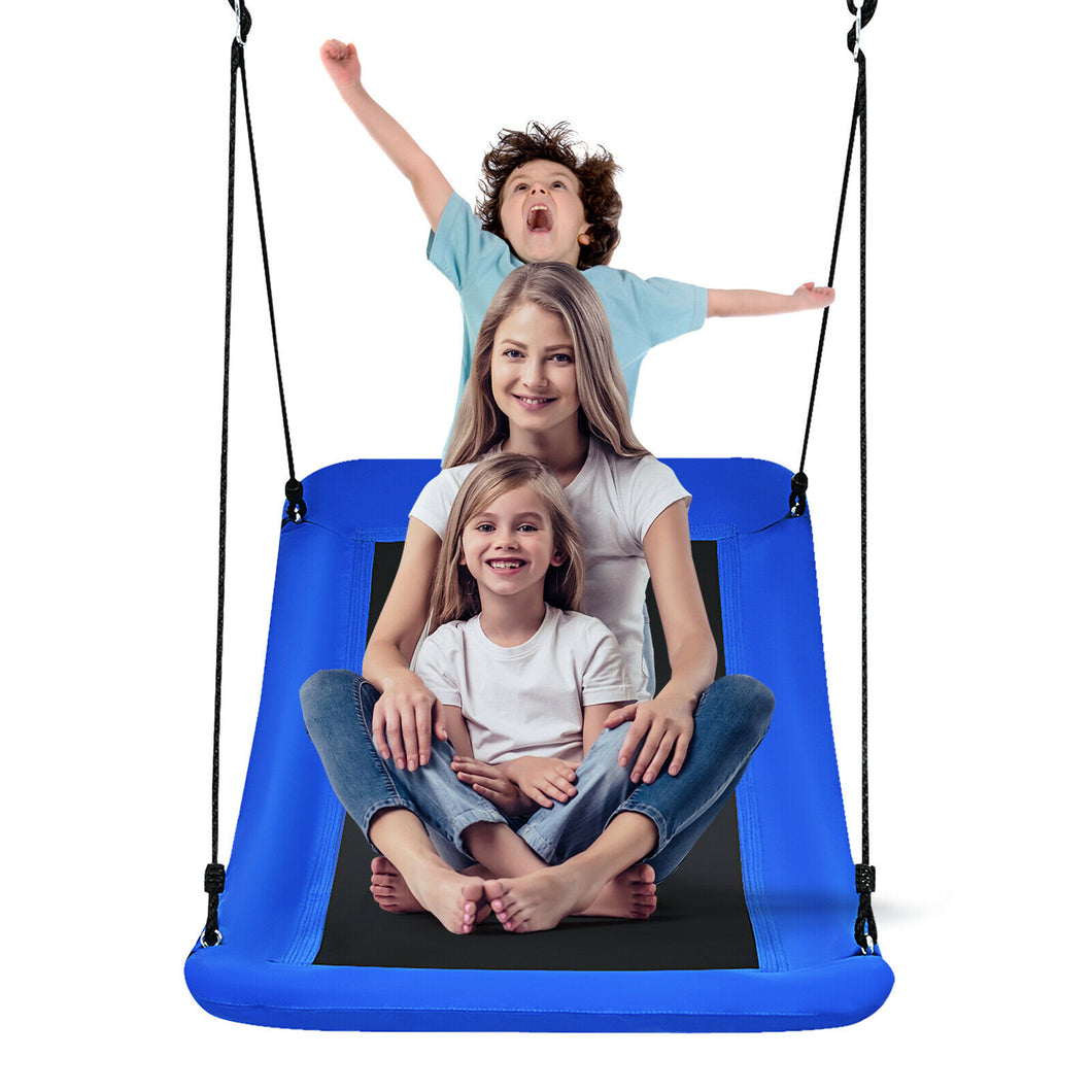 Gymax 700lb Giant 60'' Skycurve Platform Tree Swing for Kids and Adults
