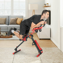 Load image into Gallery viewer, Gymax 4 in 1 Folding Rowing Machine AB Crunch Workout Machine W/Control Panel Home Gym
