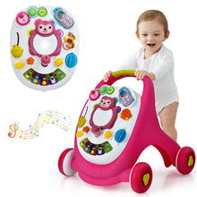 Load image into Gallery viewer, Gymax Sit-to-Stand Learning Walker Toddler Push Walking Toy w/Lights &amp; Sounds
