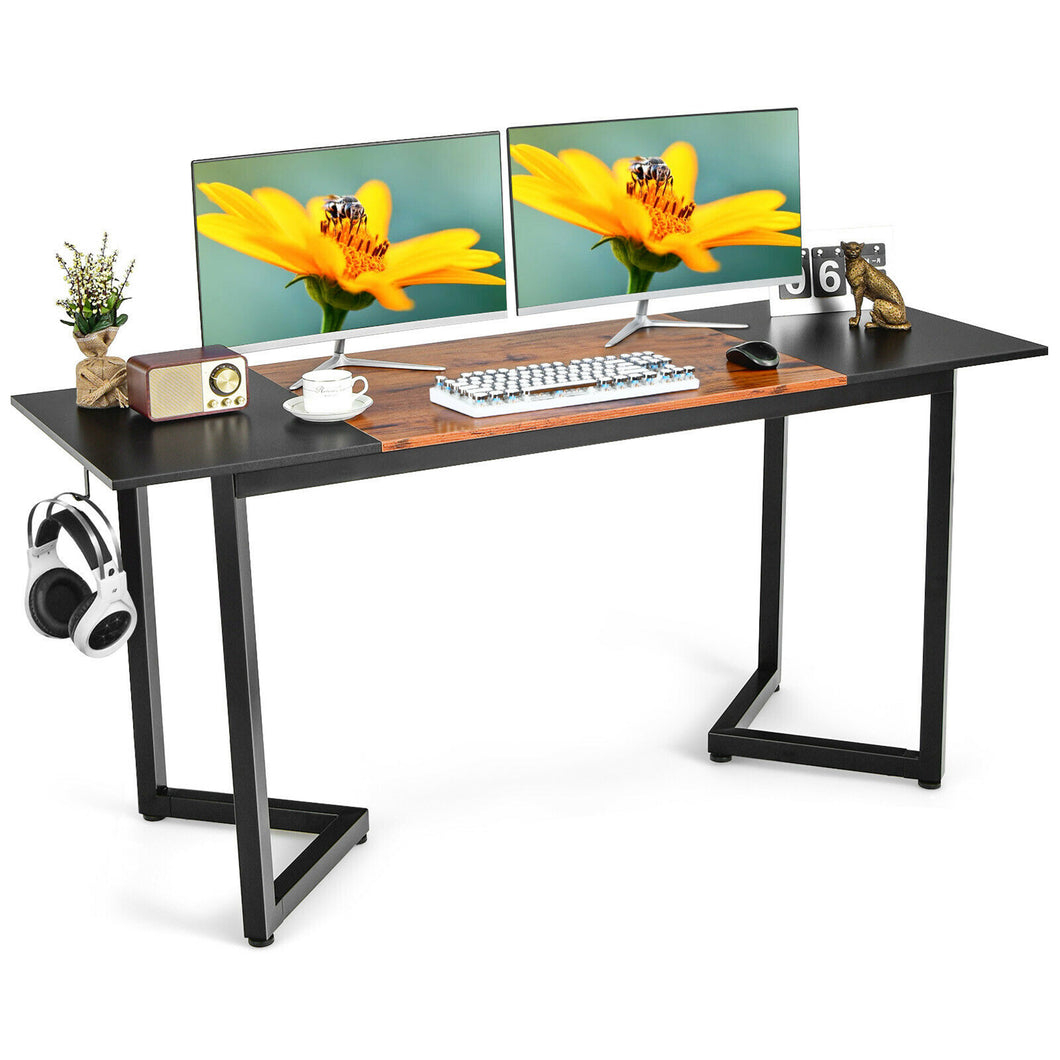 Gymax 63'' Large Computer Desk Study Workstation Conference Table Home Office
