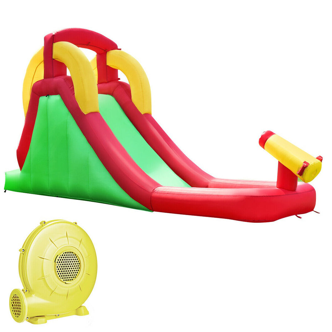 Gymax Inflatable Bounce House Water Slide Park Bouncer Children Jumper with 350W Blower