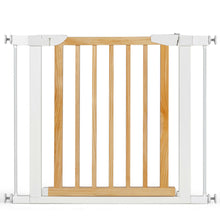 Load image into Gallery viewer, Gymax Wood &amp; Metal Safety Baby Gate Fits 29.5&#39;&#39;-38&#39;&#39; W Extendable Pet Gate Stairs
