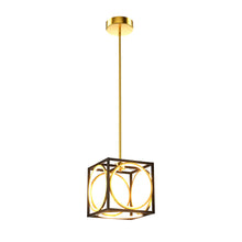 Load image into Gallery viewer, Gymax Modern LED Pendant Light 3000K Warm Light Cube Ceiling Light Fixture
