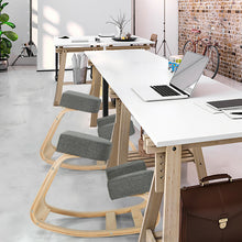 Load image into Gallery viewer, Gymax Ergonomic Kneeling Chair Rocking Stool Upright Posture Office Furniture Grey
