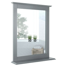 Load image into Gallery viewer, Gymax Bathroom Wall-Mounted Mirror W/Shelf Vanity Makeup Mirror Multipurpose
