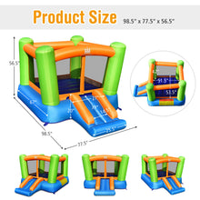 Load image into Gallery viewer, Gymax Inflatable Bounce House Kids Jumping Playhouse Indoor &amp; Outdoor With 480W Blower
