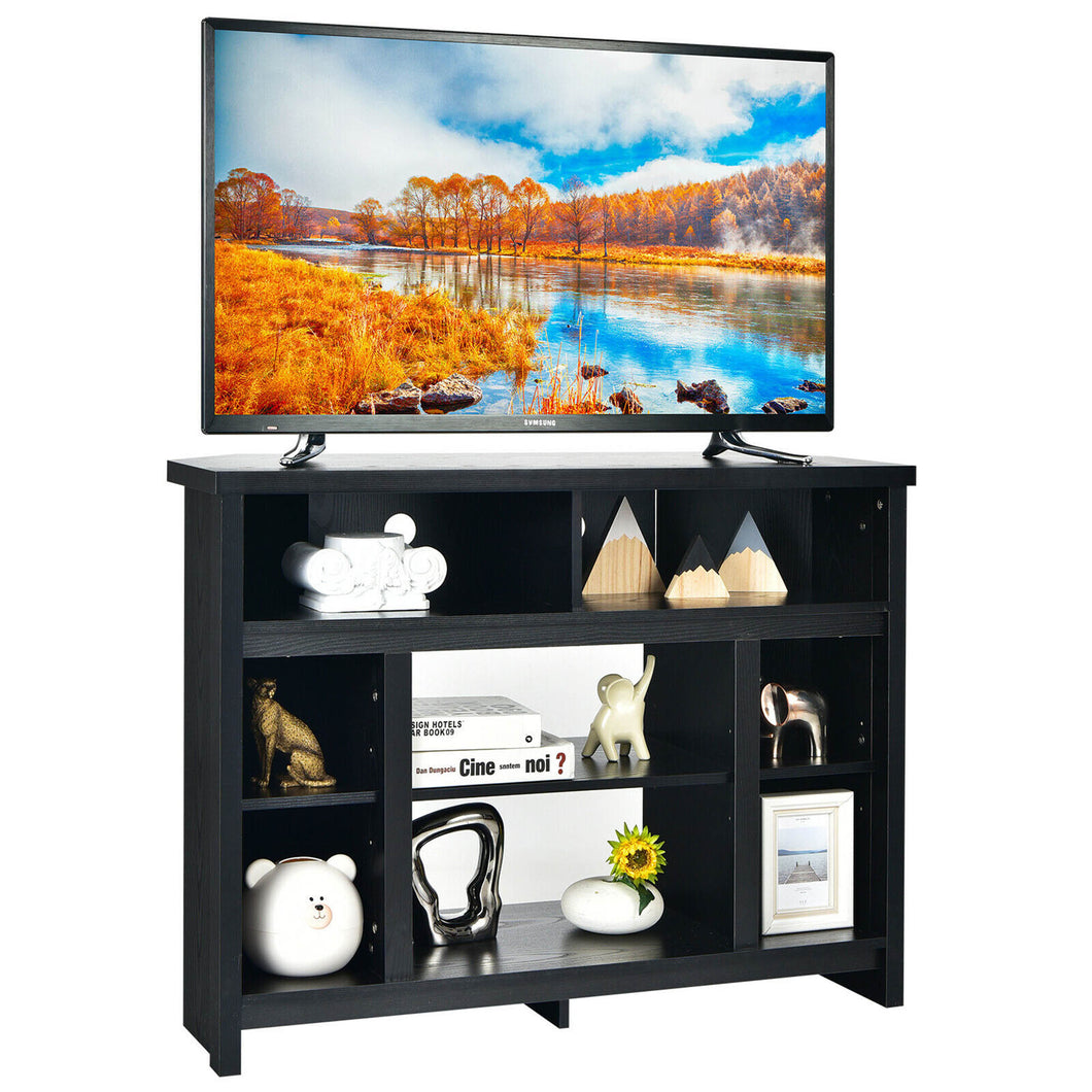 Gymax Corner TV Stand Entertainment Console Center W/Adjustable Shelves