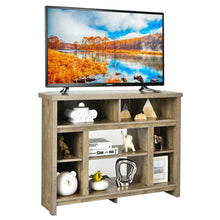 Load image into Gallery viewer, Gymax Corner TV Stand Entertainment Console Center W/Adjustable Shelves
