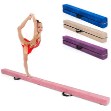 Load image into Gallery viewer, Gymax 7FT Folding Gymnastic Beam Portable Floor Balance Beam w/Handles for Gymnasts
