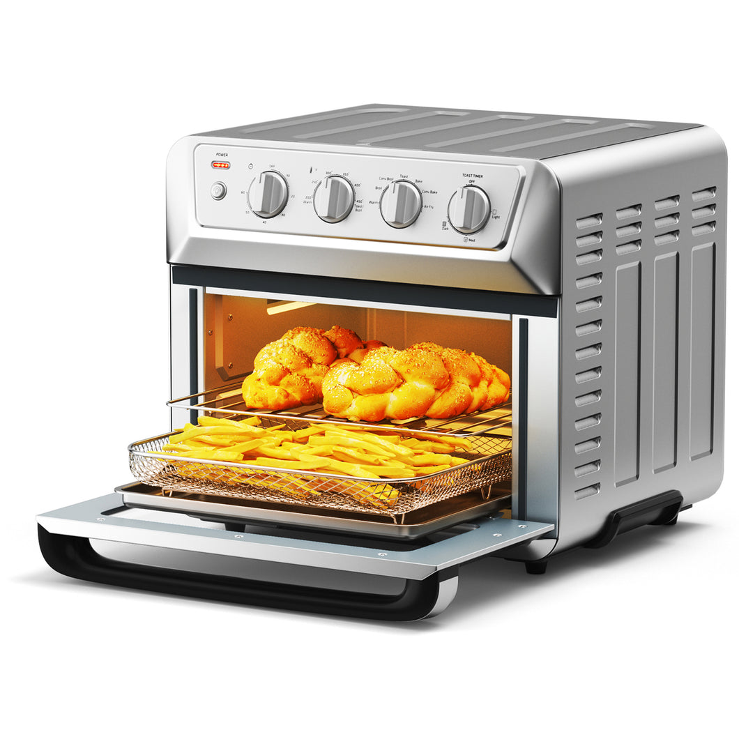 Gymax Electric Air Fryer Oven Convection Oven Toaster w/ 21.5 QT Capacity