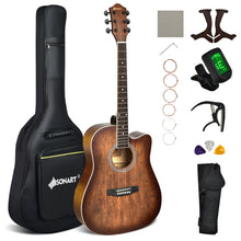 Load image into Gallery viewer, Gymax 41&#39;&#39; Full Size Dreadnought Cutaway Acoustic Guitar Kit Beginner Guitarra
