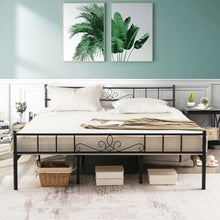 Load image into Gallery viewer, Gymax King Size Metal Platform Bed Frame with Headboard Footboard Mattress Support
