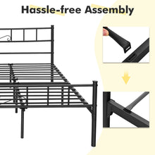 Load image into Gallery viewer, Gymax King Size Metal Platform Bed Frame with Headboard Footboard Mattress Support
