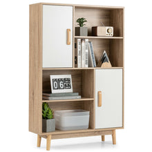 Load image into Gallery viewer, Gymax Sideboard Storage Cabinet Bookshelf Cupboard w/Door Shelf
