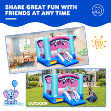 Load image into Gallery viewer, Gymax Inflatable Bounce House 3-in-1 Elephant Theme Inflatable Castle w/ 480W Blower
