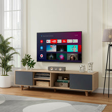 Load image into Gallery viewer, Gymax 63&#39;&#39; TV Stand Media Entertainment Center Console w/2 Doors &amp; Open Shelves
