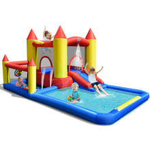 Load image into Gallery viewer, Gymax Inflatable Water Slide Castle Kids Bounce House Indoor &amp; Outdoor without Blower
