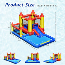 Load image into Gallery viewer, Gymax Inflatable Water Slide Castle Kids Bounce House Indoor &amp; Outdoor without Blower
