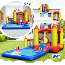 Load image into Gallery viewer, Gymax Inflatable Water Slide Castle Kids Bounce House Indoor &amp; Outdoor without Blower
