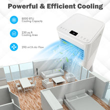 Load image into Gallery viewer, Gymax 3 in 1 Portable Air Conditioner Air Cooler AC Unit 8000BTU 230 sq.ft
