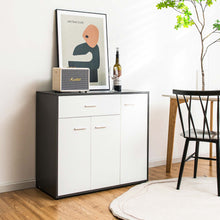 Load image into Gallery viewer, Gymax 3-Door Buffet Sideboard Kitchen Storage Cabinet Console Cupboard w/Drawer
