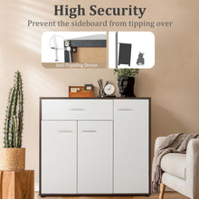 Load image into Gallery viewer, Gymax 3-Door Buffet Sideboard Kitchen Storage Cabinet Console Cupboard w/Drawer
