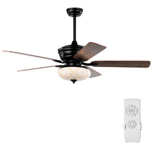 Load image into Gallery viewer, Gymax 52'' Ceiling Fan with 3 Wind Speeds 5 Reversible Blades &amp; Remote Control
