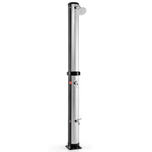 Load image into Gallery viewer, Gymax 7.2 ft 10 Gallon 2-Section Outdoor Solar-Heated Shower w/ Free-Rotating Shower Head
