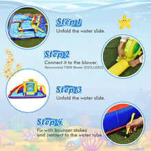 Load image into Gallery viewer, Gymax 7-in-1 Inflatable Water Slide Water Park Kids Bounce Castle Without Air Blower
