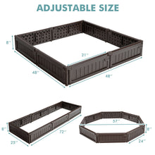 Load image into Gallery viewer, Gymax 2PCS 4 x 4 ft Raised Garden Bed Set Planter Box for Vegetable Flower Gardening
