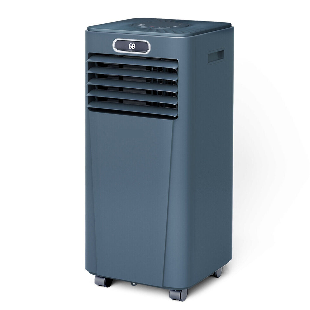 Gymax 3-in-1 Portable Air Conditioner 8000 BTU AC Unit Air Cooler w/ 24H Timer Dark Blue