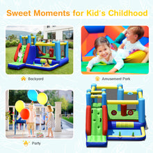 Load image into Gallery viewer, Gymax 8-in-1 Kids Inflatable Bounce House Bouncy Castle Indoor Outdoor Without Blower
