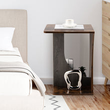 Load image into Gallery viewer, Gymax Side Table 2 Tier Sofa Couch Table Compact C-shape End Table Snack Coffee Table
