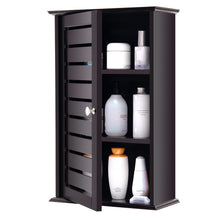 Load image into Gallery viewer, Gymax Wall Mount Medicine Cabinet Multifunction Bathroom Storage Organizer Espresso
