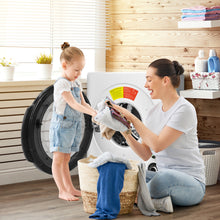 Load image into Gallery viewer, Gymax 13.2 lbs Electric Tumble Compact Laundry Dryer Stainless Steel Tub 1350 W
