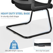 Load image into Gallery viewer, Gymax Set of 6 Conference Chairs Mesh Reception Office Guest Chairs w/Lumbar Support
