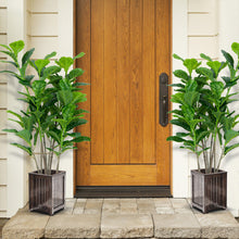 Load image into Gallery viewer, Gymax 51&#39;&#39;Artificial Tree 2-Pack Artificial Fiddle Leaf Fig Tree for Indoor Outdoor
