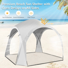 Load image into Gallery viewer, Gymax 11&#39; x 11&#39; Patio Sun Shade Shelter Canopy Tent Portable UPF 50+Outdoor Beach
