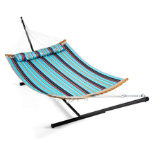 Load image into Gallery viewer, Gymax Hammock Chair with Stand Portable Bag Cushion Pillow Heavy Duty Frame
